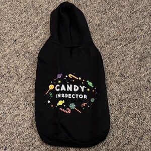 Black Candy Inspector dog hoodie